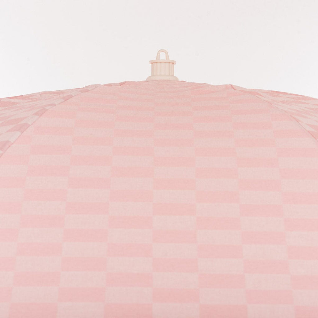The Rio Umbrella - Dusty Pink Checker Rio Umbrella Business & Pleasure Co. 
