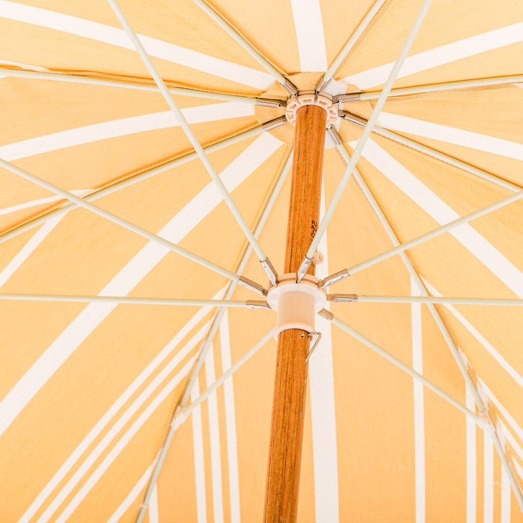 The Rio Umbrella - Vintage Yellow Stripe Rio Umbrella Business & Pleasure Co. 