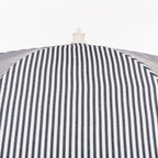 The Rio Fringed Umbrella - Laurens Navy Stripe Rio Fringed Umbrella Business & Pleasure Co. 