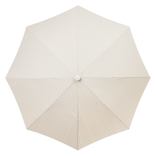 The Rio Fringed Umbrella - Laurens Sage Stripe Rio Fringed Umbrella Business & Pleasure Co. 