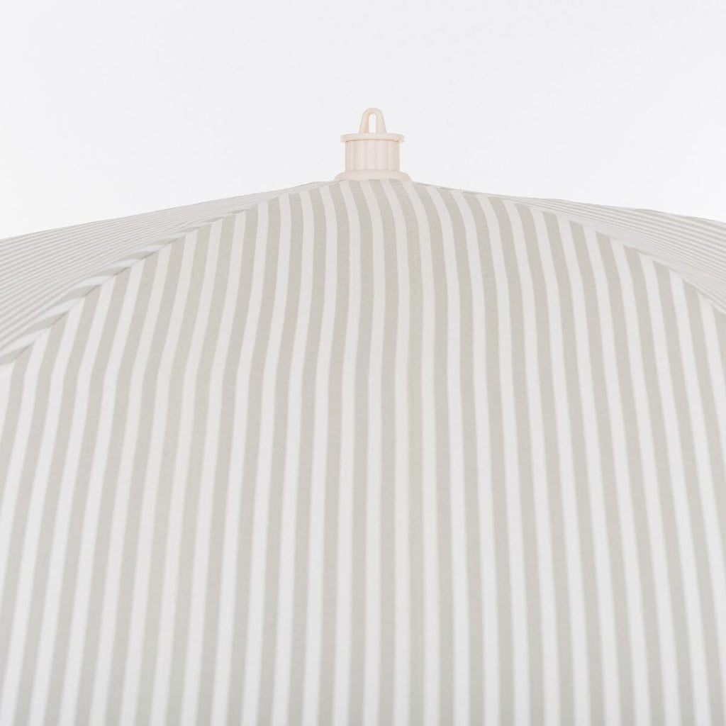 The Rio Fringed Umbrella - Laurens Sage Stripe Rio Fringed Umbrella Business & Pleasure Co. 