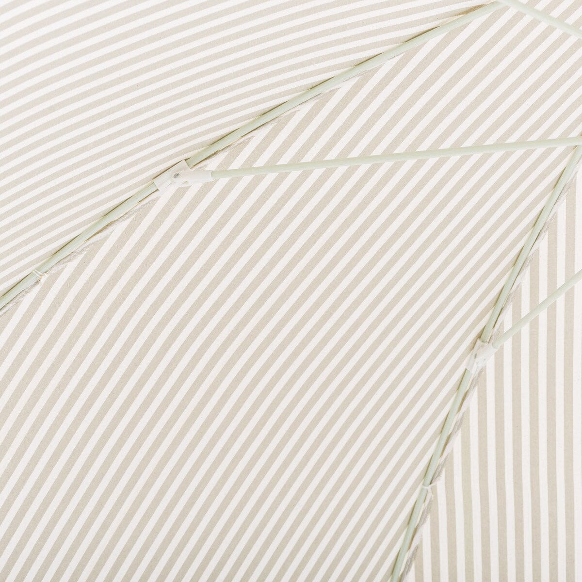 The Rio Fringed Umbrella - Laurens Sage Stripe Rio Fringed Umbrella Business & Pleasure Co. 