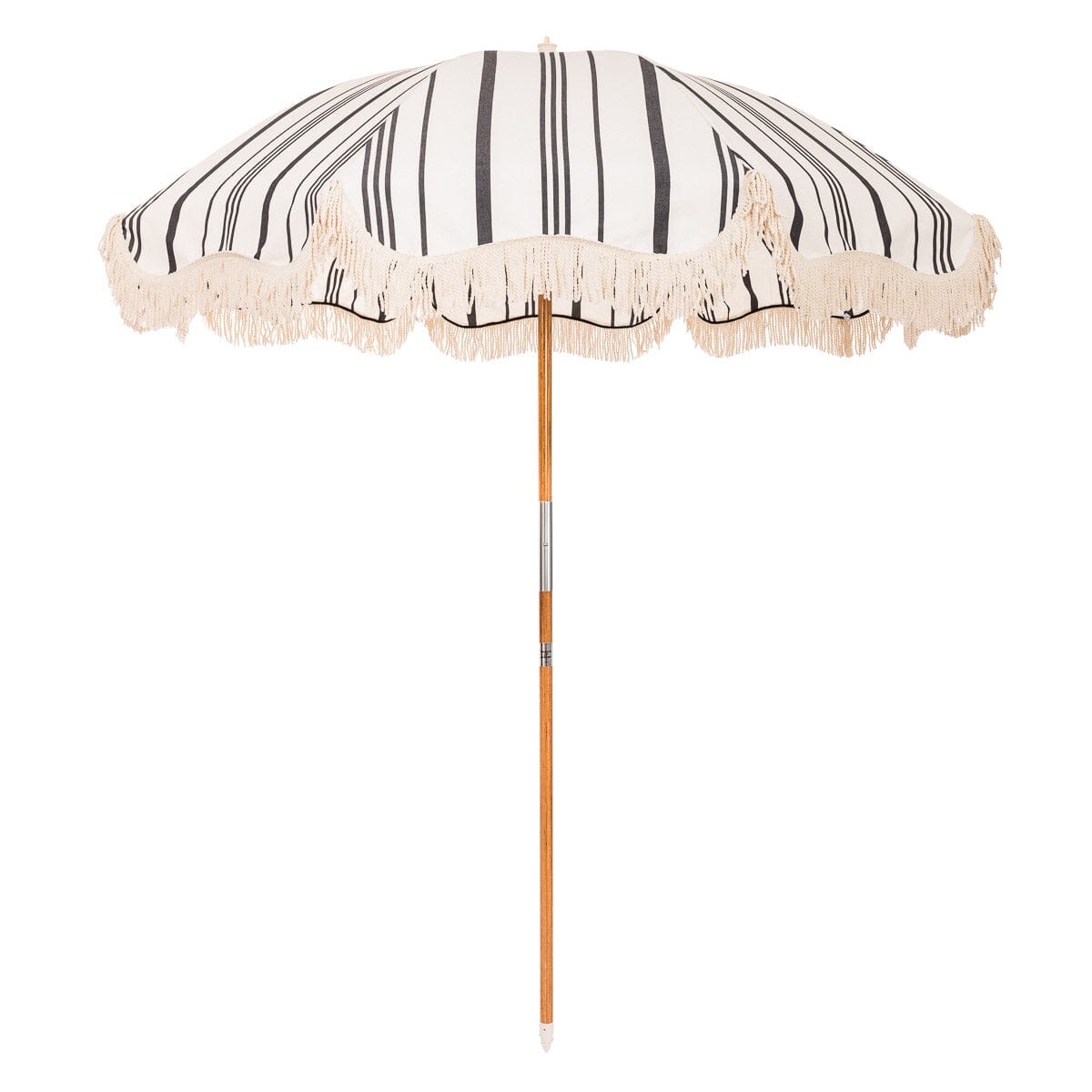 The Rio Fringed Umbrella - Vintage Black Rio Fringed Umbrella Business & Pleasure Co. 