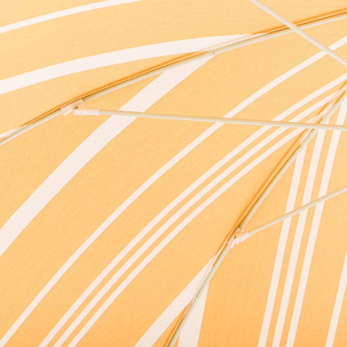 The Rio Fringed Umbrella - Vintage Yellow Stripe Rio Fringed Umbrella Business & Pleasure Co. 