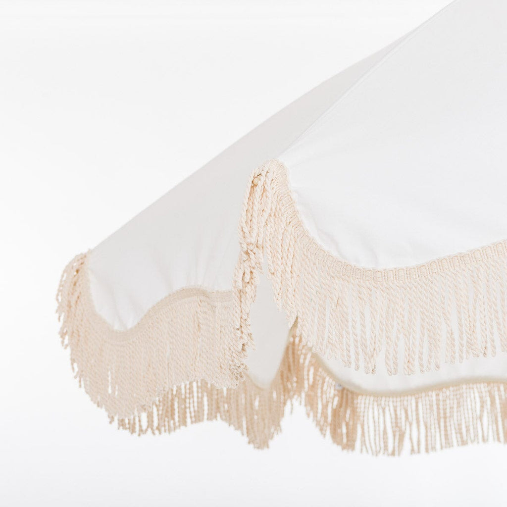 The Premium Beach Umbrella - Antique White Premium Beach Umbrella Business & Pleasure Co. 