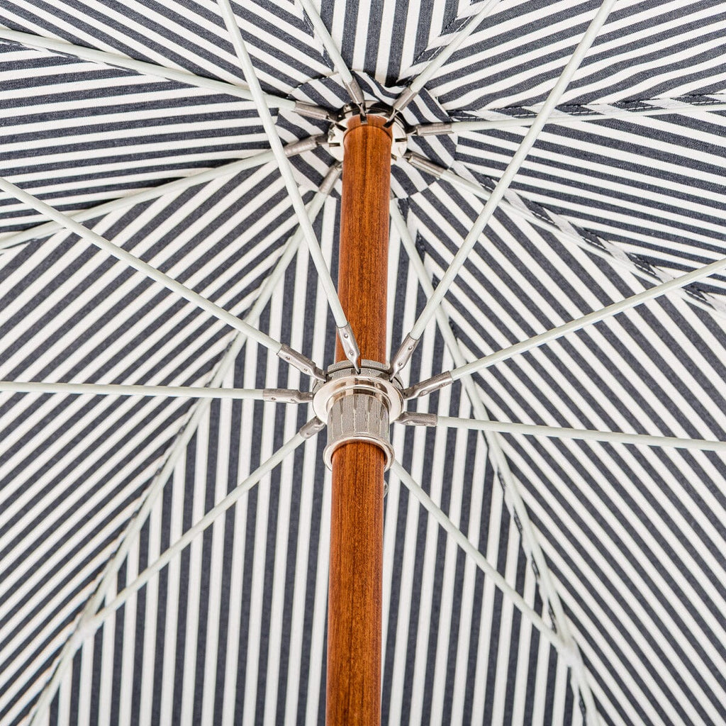 The Premium Beach Umbrella - Lauren's Navy Stripe Premium Beach Umbrella Business & Pleasure Co. 