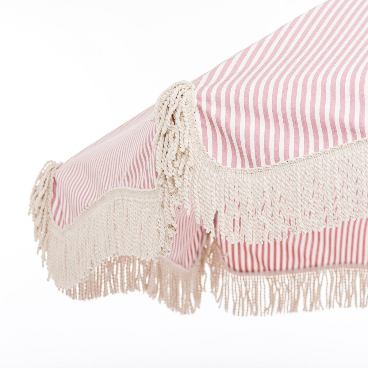 The Premium Beach Umbrella - Lauren's Pink Stripe Premium Beach Umbrella Business & Pleasure Co. 