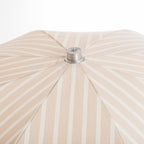 The Premium Beach Umbrella - Monaco Natural Stripe Premium Beach Umbrella Business & Pleasure Co 