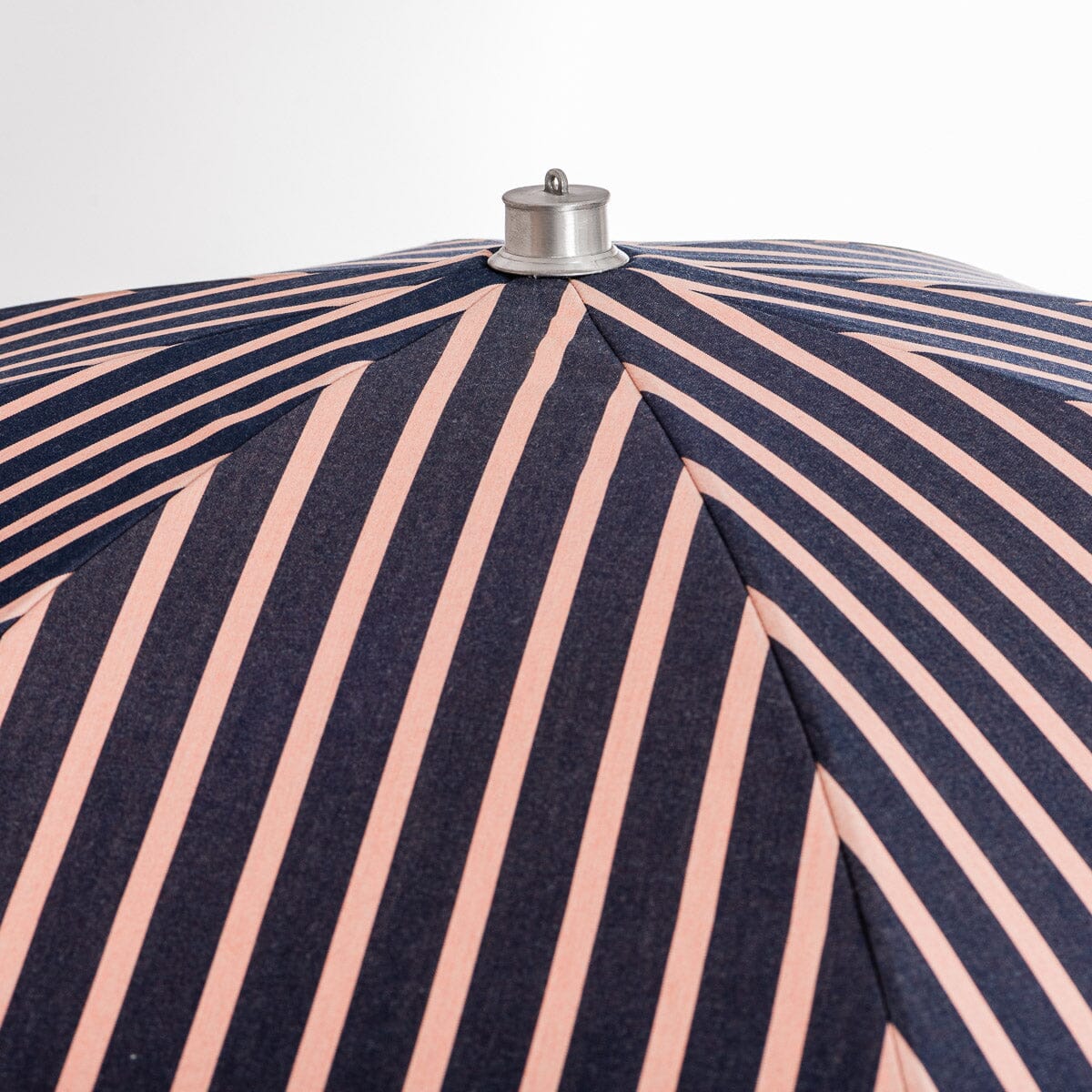 The Premium Beach Umbrella - Monaco Navy And Pink Stripe Premium Beach Umbrella Business & Pleasure Co 