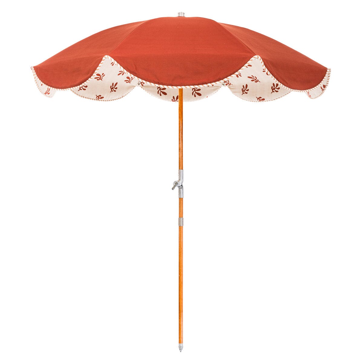 The Premium Beach Umbrella - Casa Seaglass - Terracotta Red Premium Beach Umbrella Business & Pleasure Co. 