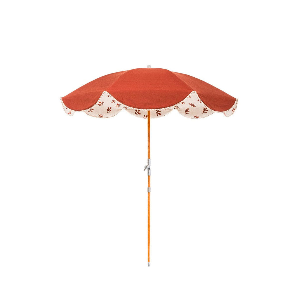 The Premium Beach Umbrella - Terracotta Red Premium Beach Umbrella Business & Pleasure Co. 