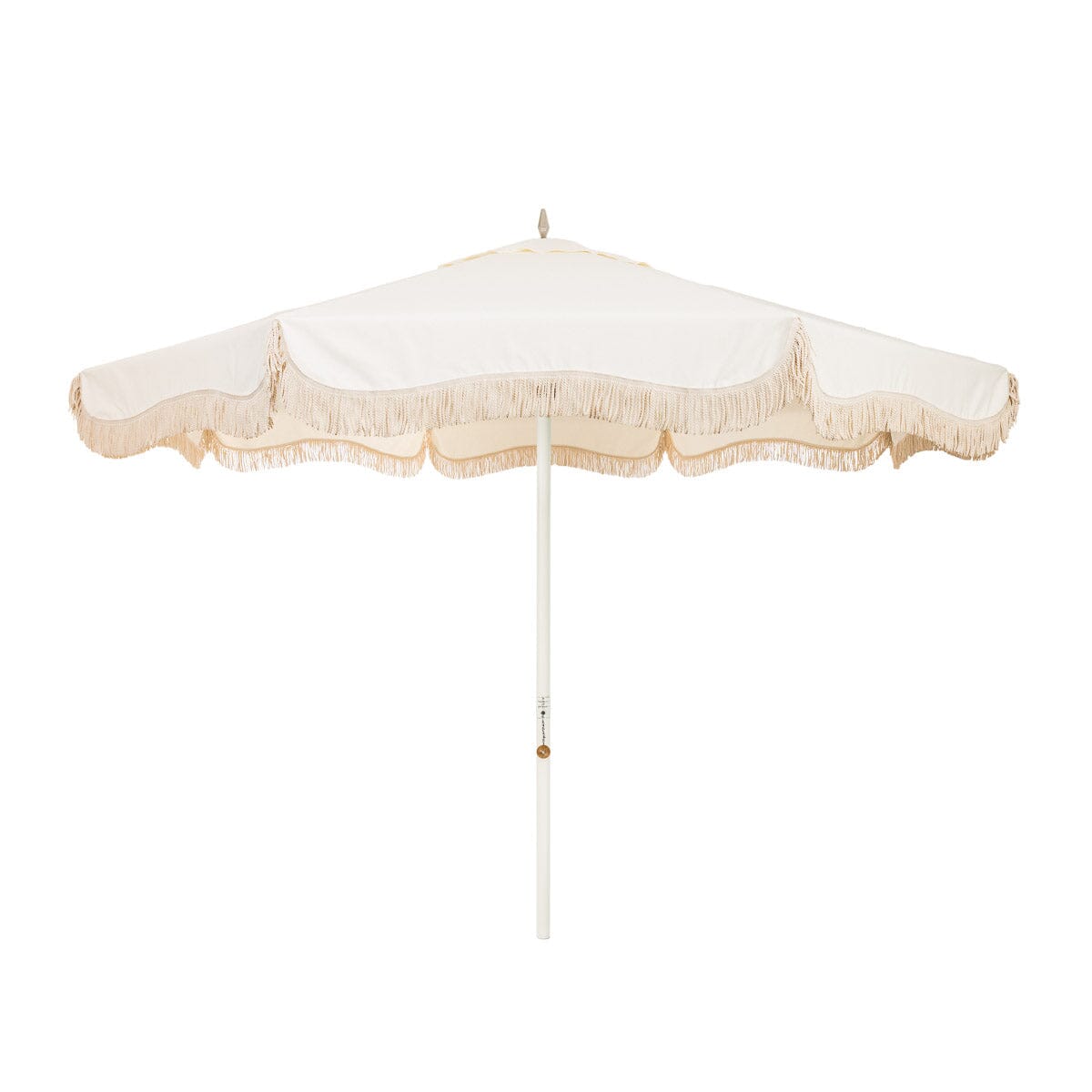The Resort Market Umbrella in Antique White | 10' Antique White Frame Bundle Business & Pleasure Co. 