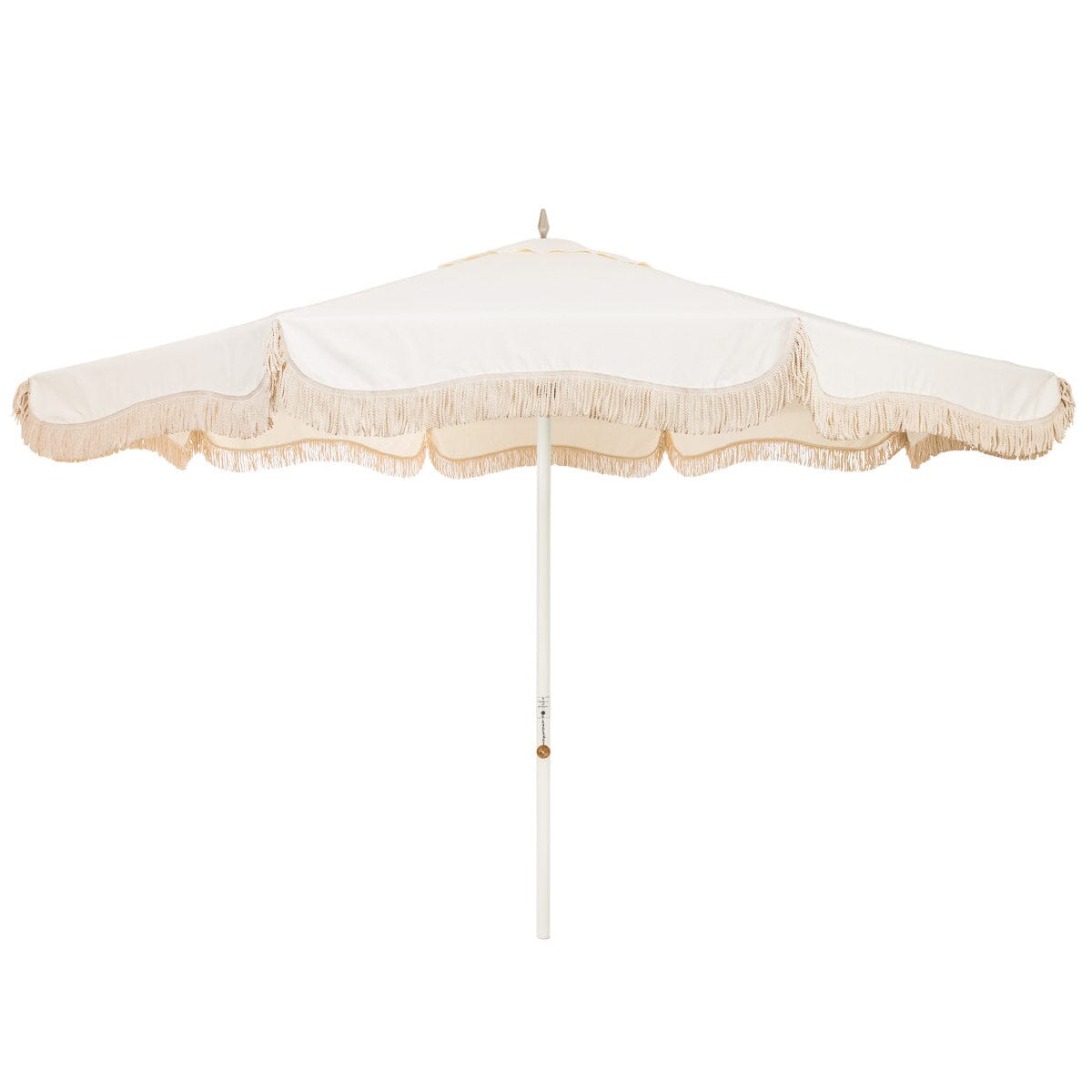 The Resort Market Umbrella in Antique White | 12' Antique White Frame Bundle Business & Pleasure Co. 