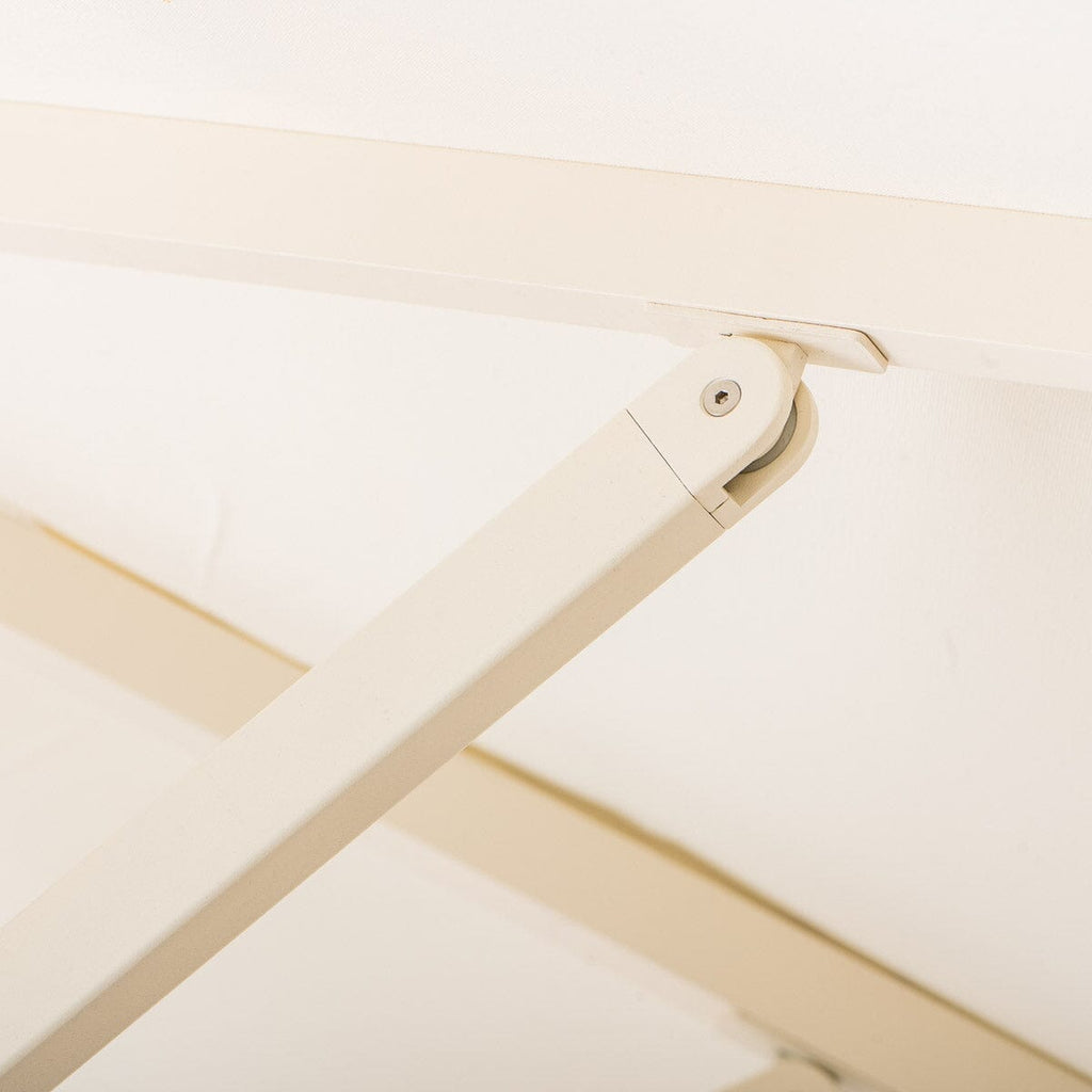 The Resort Market Umbrella in Antique White | 12' Antique White Frame Bundle Business & Pleasure Co. 