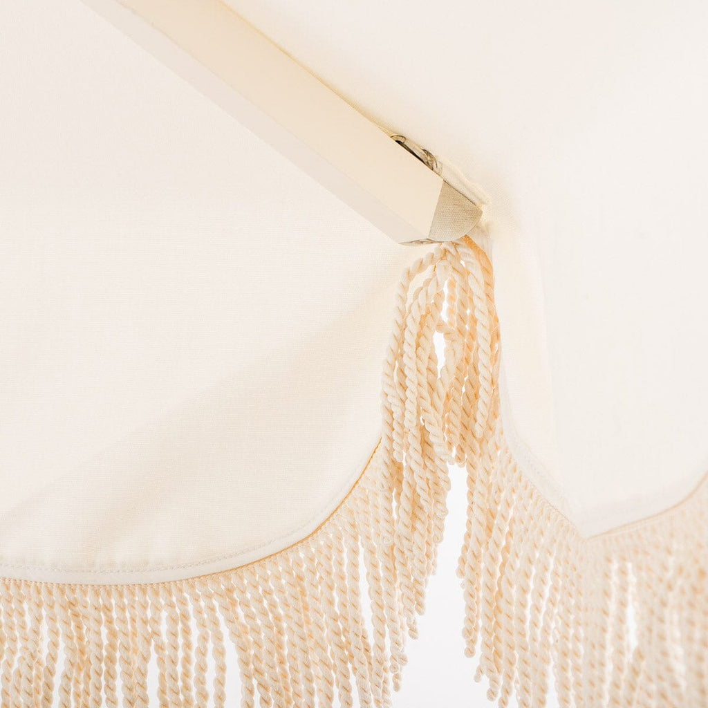 The Resort Market Umbrella in Antique White | 12' Antique White Frame Bundle Business & Pleasure Co. 