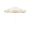 The Resort Market Umbrella in Antique White | 8' Antique White Frame Bundle Business & Pleasure Co. 