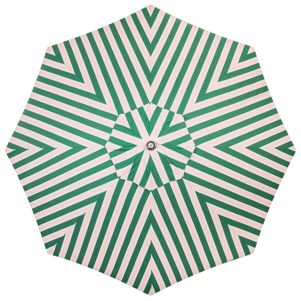 The Resort Market Umbrella - Octagon - Canopy 12' - Bistro Green Stripe Resort Market Umbrella Canopy Business & Pleasure Co. 