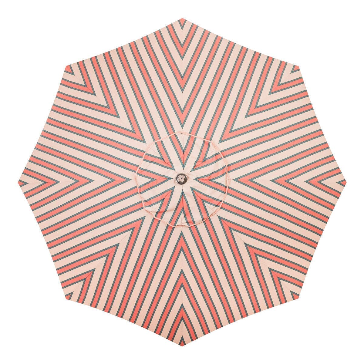 The Resort Market Umbrella - Octagon - Canopy 8' - Bistro Pink Stripe Resort Market Umbrella Canopy Business & Pleasure Co. 