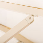 The Resort Market Umbrella in Border Valance Le Sirenuse | 8' Antique White Frame Bundle Business & Pleasure Co. 