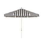 The Resort Market Umbrella in Crew Vintage Black Stripe | 10' Antique White Frame Resort Market Bundle Business & Pleasure Co. 