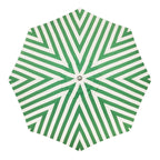 The Resort Market Umbrella - Octagon - Canopy 8' - Crew Canyon Green Stripe Resort Market Umbrella Canopy Business & Pleasure Co. 
