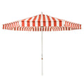 The Resort Market Umbrella in Crew Le Sirenuse Stripe | 10' Antique White Frame Bundle Business & Pleasure Co. 