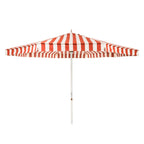 The Resort Market Umbrella in Crew Le Sirenuse Stripe | 12' Antique White Frame Bundle Business & Pleasure Co. 