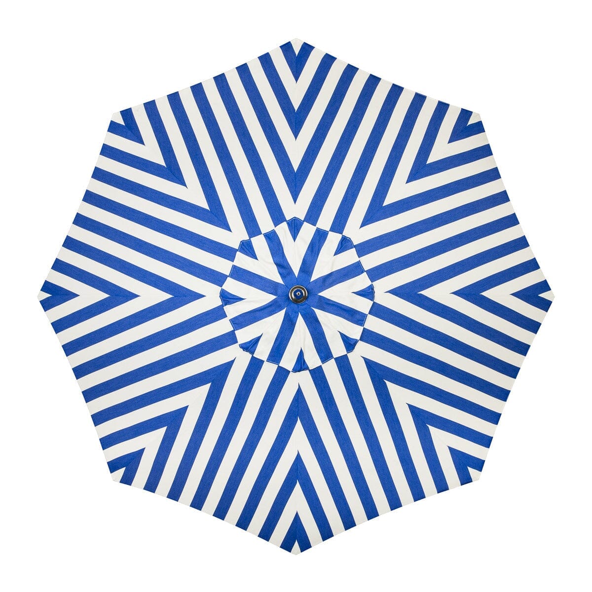 The Resort Market Umbrella - Octagon - Canopy 10' - Crew Mediterranean Blue Stripe Resort Market Umbrella Canopy Business & Pleasure Co. 