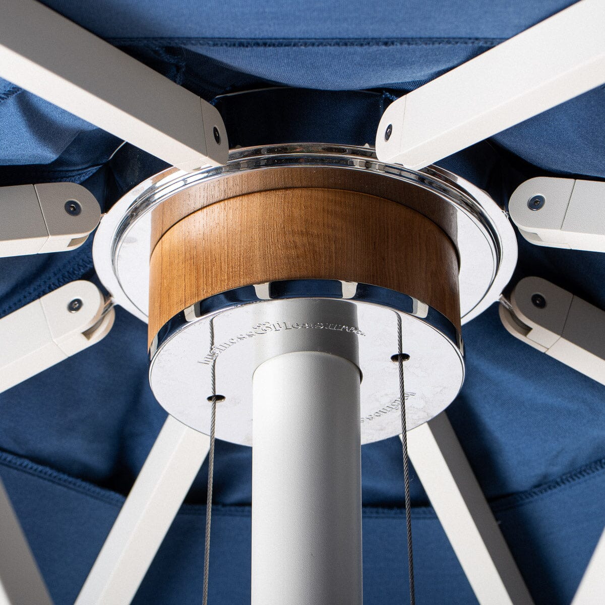 The Resort Market Umbrella - Octagon - Canopy 10 x Julia Berolzheimer in Rivie Slate B&P Co. x Julia Berolzheimer 