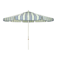 The Resort Market Umbrella in Green Stripes