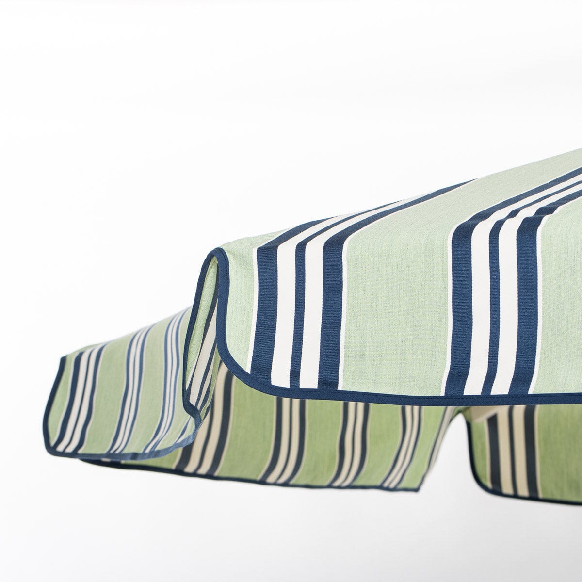 The Resort Market Umbrella - Octagon - Canopy 10 x Julia Berolzheimer in Green Stripes B&P Co. x Julia Berolzheimer 