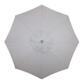 The Resort Market Umbrella in Lauren's Navy Stripe | 10' Antique White Frame Bundle Business & Pleasure Co. 