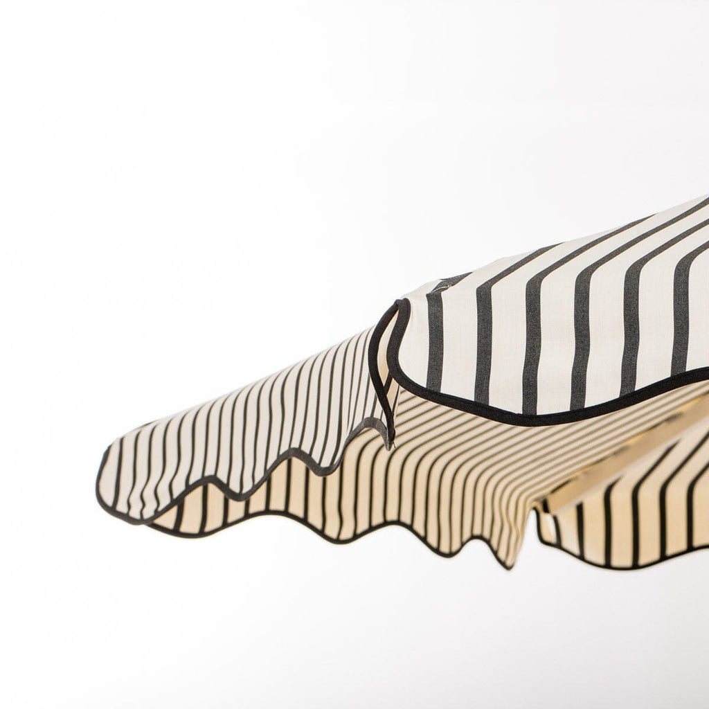 The Resort Market Umbrella - Octagon - Canopy 12' - Monaco Black Stripe Resort Market Umbrella Canopy Business & Pleasure Co. 