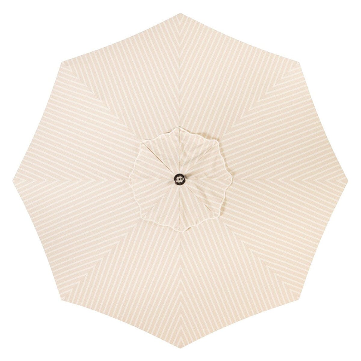 The Resort Market Umbrella - Octagon - Canopy 12' - Monaco Natural Stripe Resort Market Umbrella Canopy Business & Pleasure Co. 