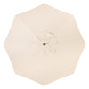 Swatch for The Resort Market Umbrella - Octagon - Canopy 12' - Monaco Natural Stripe