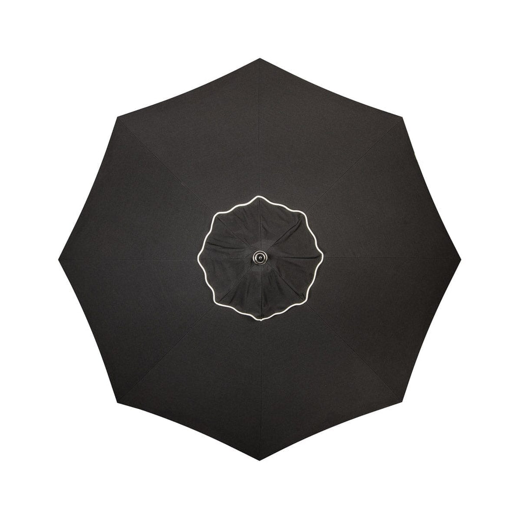 The Resort Market Umbrella - Octagon - Canopy 8' - Rivie Black Resort Market Umbrella Canopy Business & Pleasure Co. 