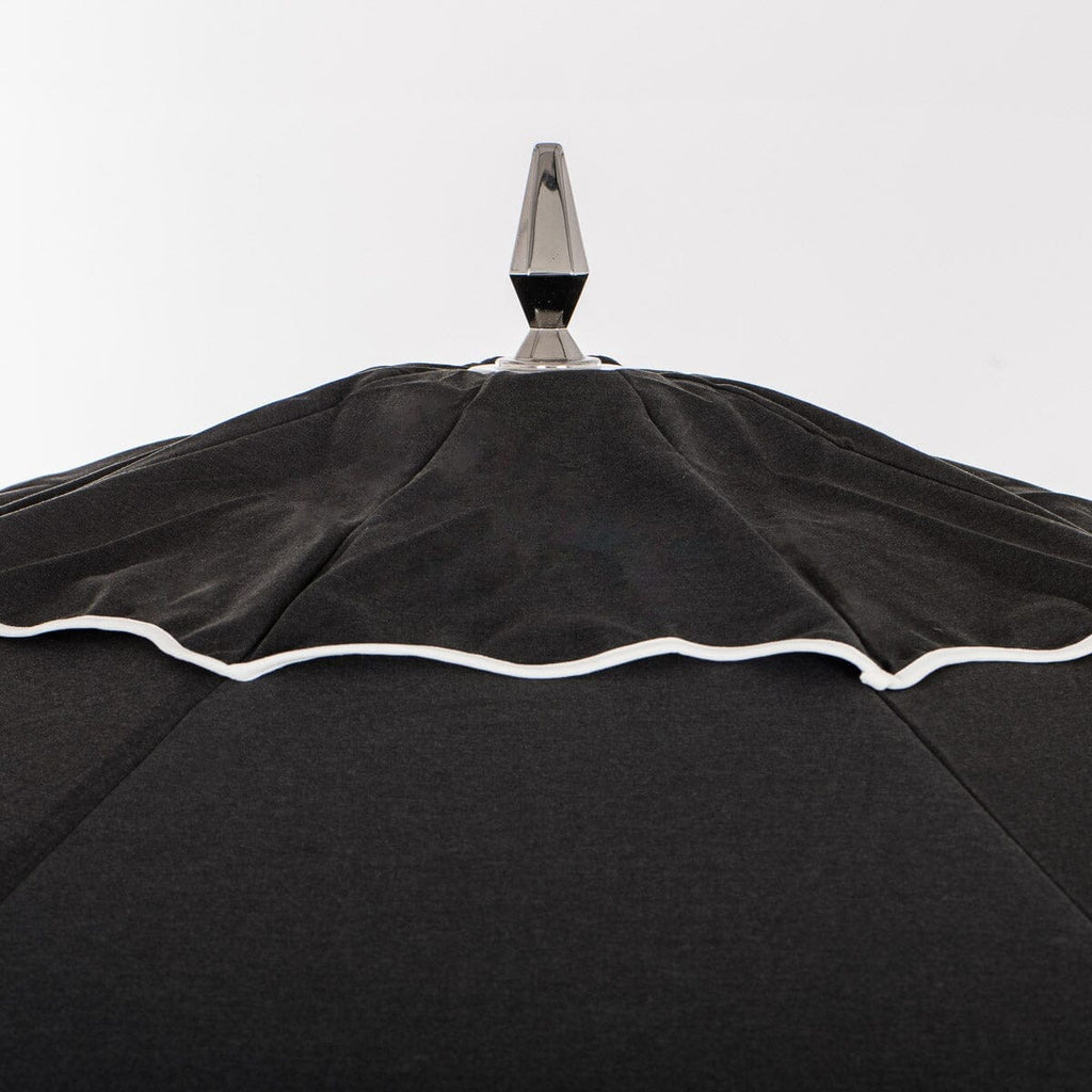 The Resort Market Umbrella - Octagon - Canopy 8' - Rivie Black Resort Market Umbrella Canopy Business & Pleasure Co. 