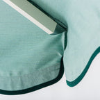 The Resort Market Umbrella in Rivie Green | 10' Antique White Frame Bundle Business & Pleasure Co. 