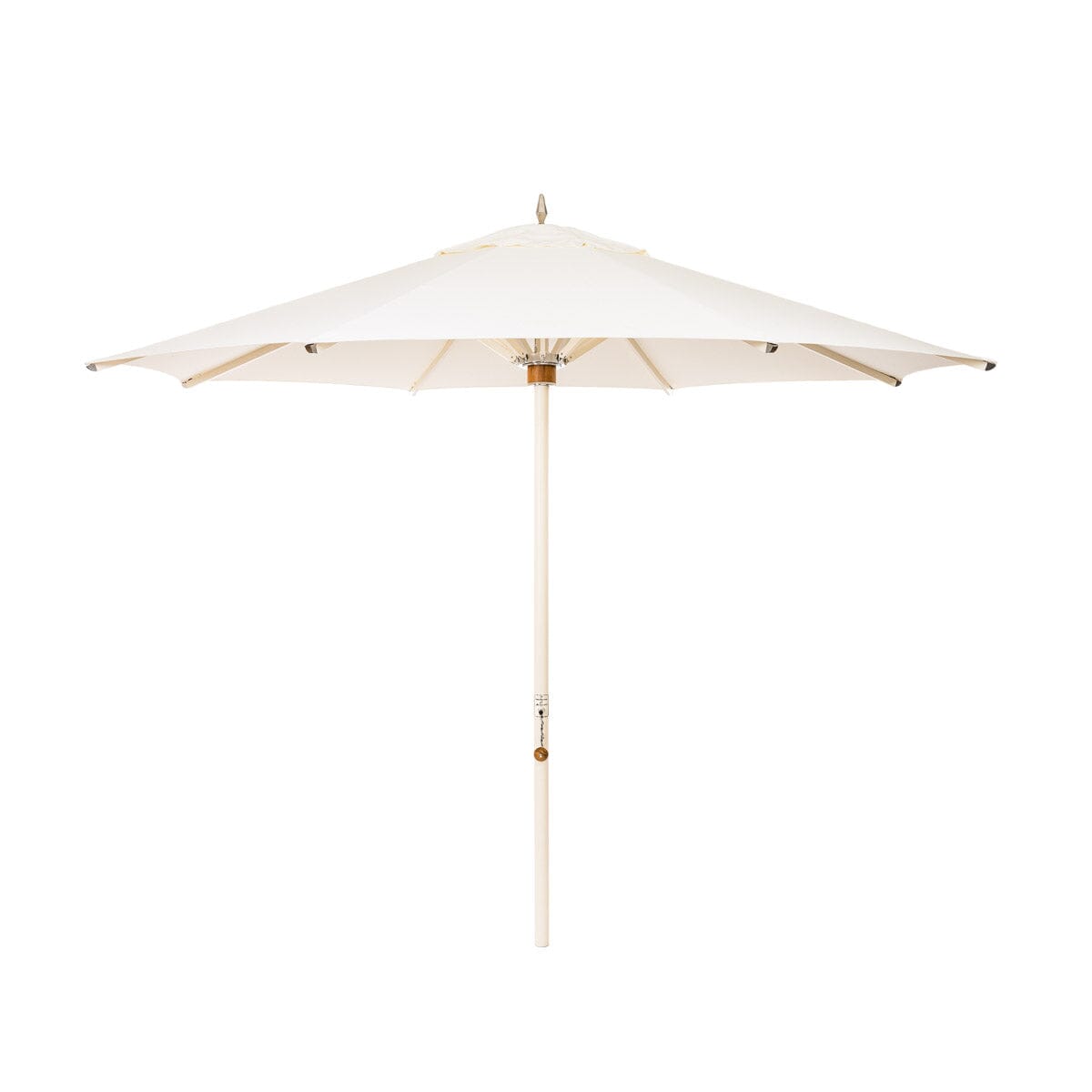 Product image of The Resort Market Umbrella in Straight White | 10' Antique White Frame Resort Market Bundle Business & Pleasure Co. 