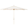 The Resort Market Umbrella in Straight White | 12' Antique White Frame Resort Market Bundle Business & Pleasure Co. 