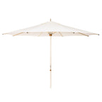The Resort Market Umbrella in Straight White | 12' Antique White Frame Resort Market Bundle Business & Pleasure Co. 