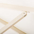 The Resort Market Umbrella in Straight White | 12' Antique White Frame Resort Market Bundle Business & Pleasure Co. 