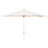Swatch for The Resort Market Umbrella in White | 12' Antique White Frame