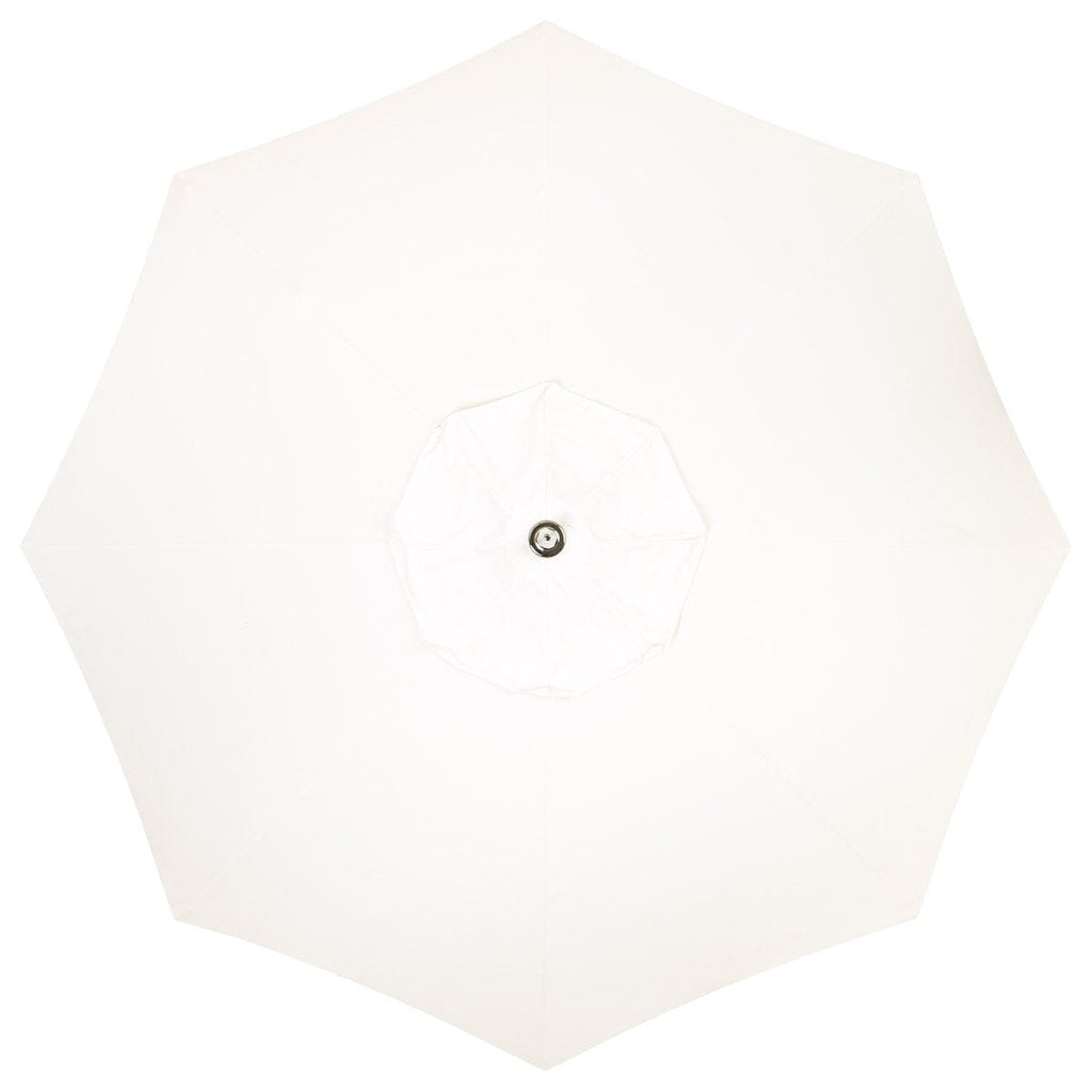 The Resort Market Umbrella in Straight White | 12' Antique White Frame Resort Market Bundle Business & Pleasure Co. 