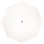 The Resort Market Umbrella in Straight White | 12' Antique White Frame Resort Market Bundle Business & Pleasure Co. 