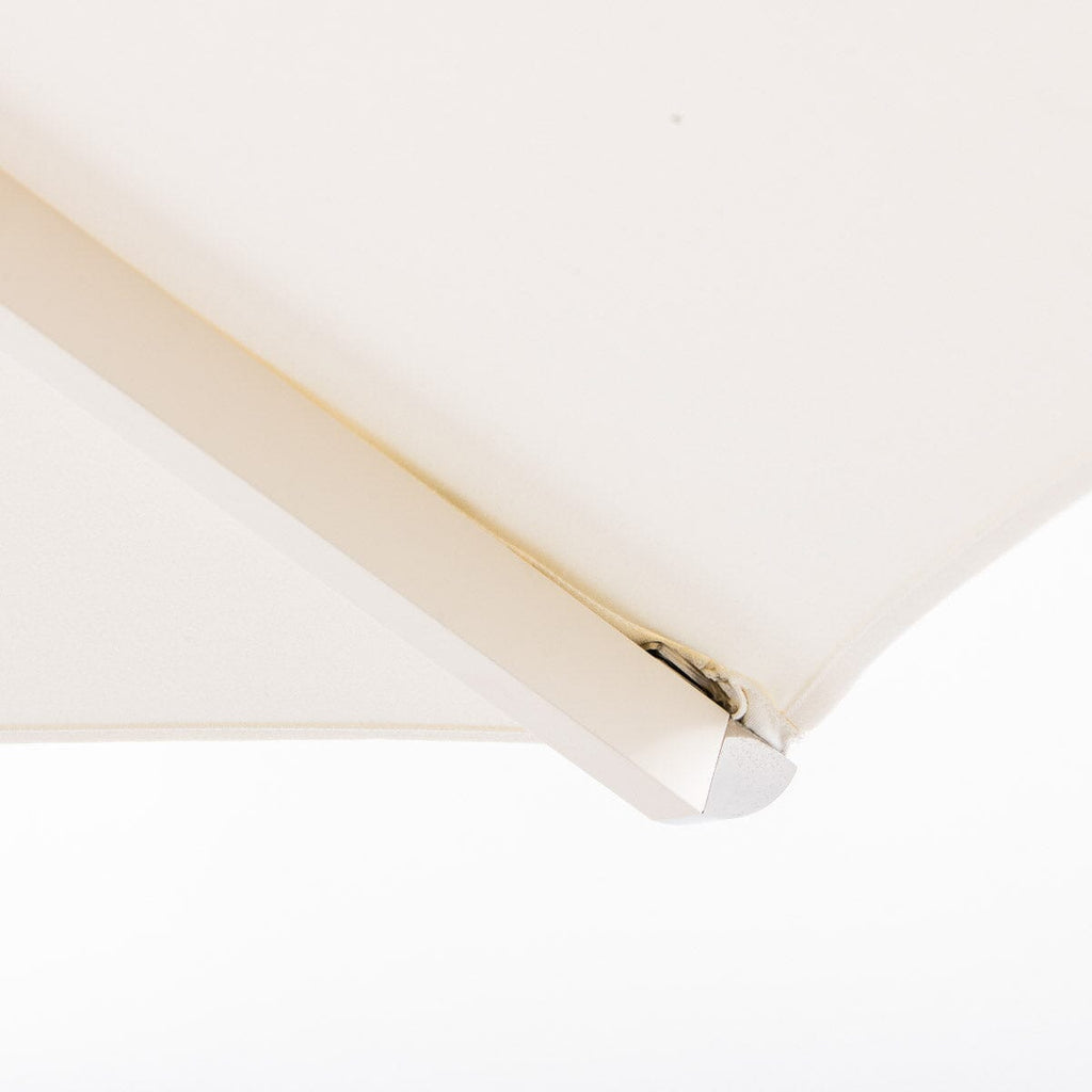 The Resort Market Umbrella in Straight White | 8' Antique White Frame Resort Market Bundle Business & Pleasure Co. 