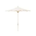 The Resort Market Umbrella in Straight White | 8' Antique White Frame Resort Market Bundle Business & Pleasure Co. 