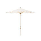 The Resort Market Umbrella in Straight White | 8' Antique White Frame Resort Market Bundle Business & Pleasure Co. 