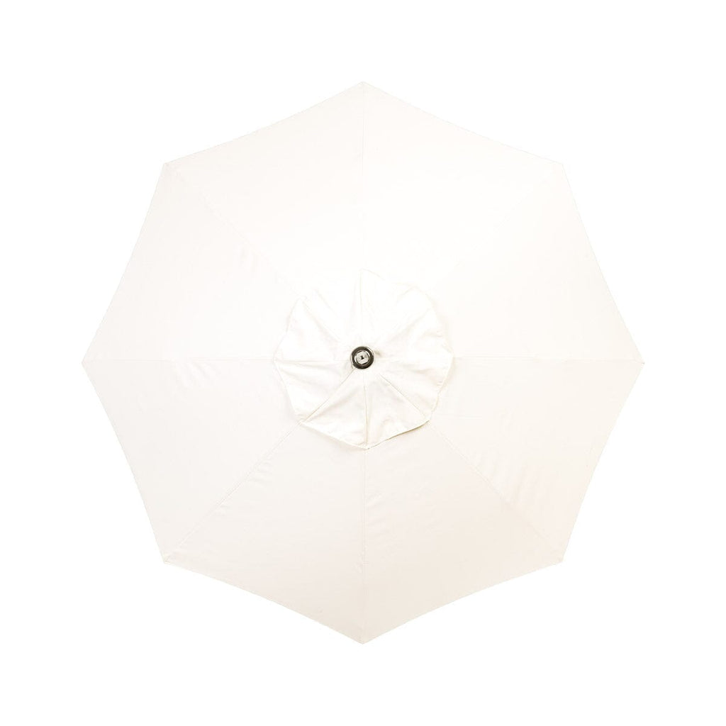 The Resort Market Umbrella in Straight White | 8' Antique White Frame Resort Market Bundle Business & Pleasure Co. 