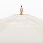The Resort Market Umbrella in Straight White | 8' Antique White Frame Resort Market Bundle Business & Pleasure Co. 